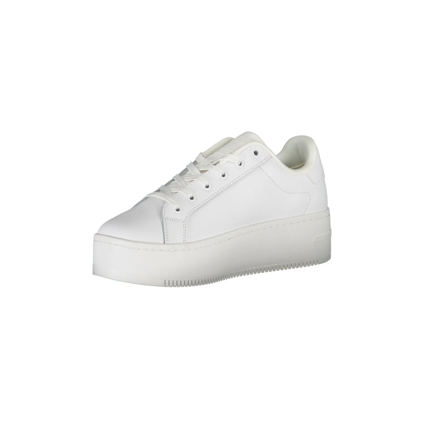TOMMY HILFIGER Scarpe Donna Bianche in Stile Sportivo Sneakers bianco - vista 3