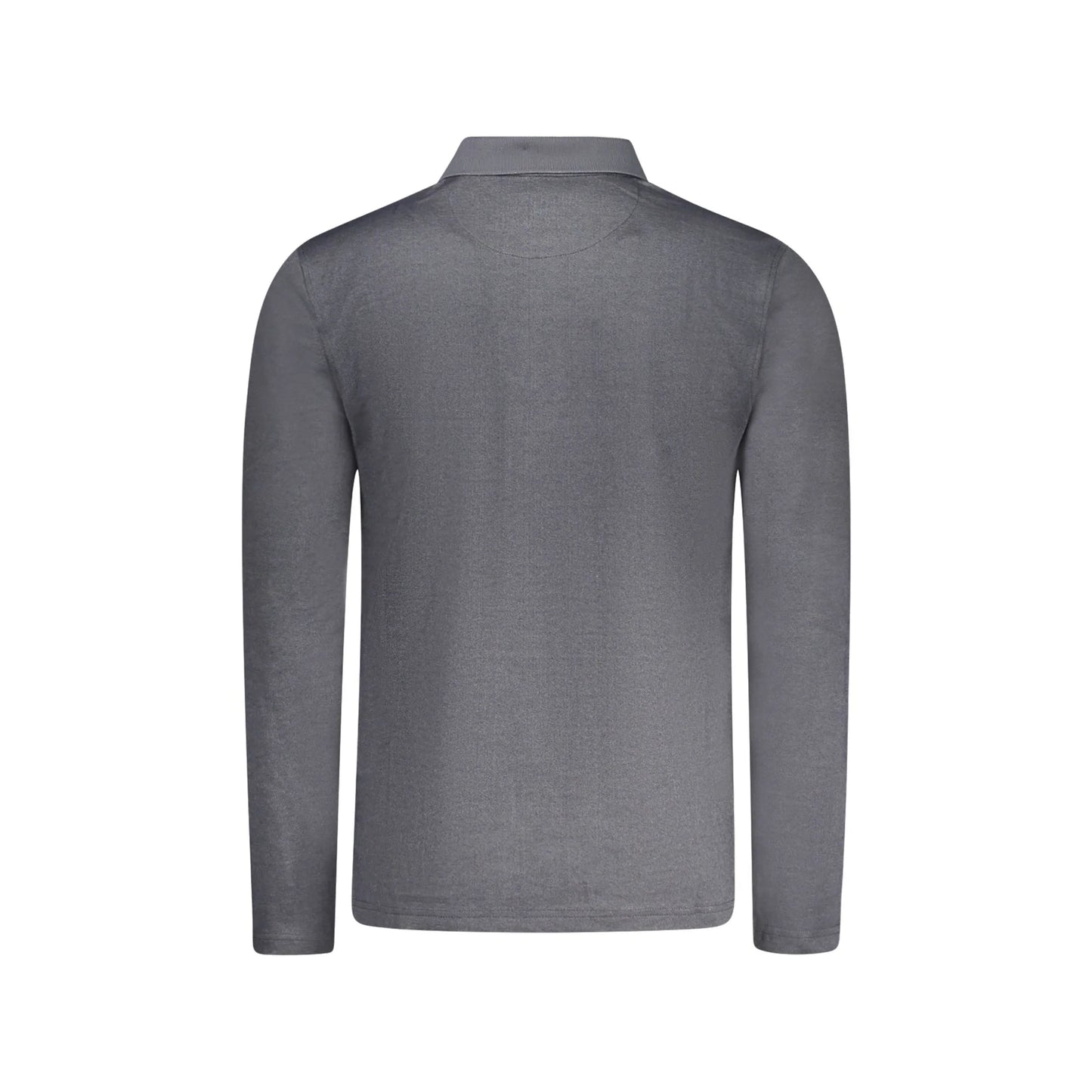 Guess Jeans Polo Maniche Lunghe Uomo Nera Logo nero - vista 2
