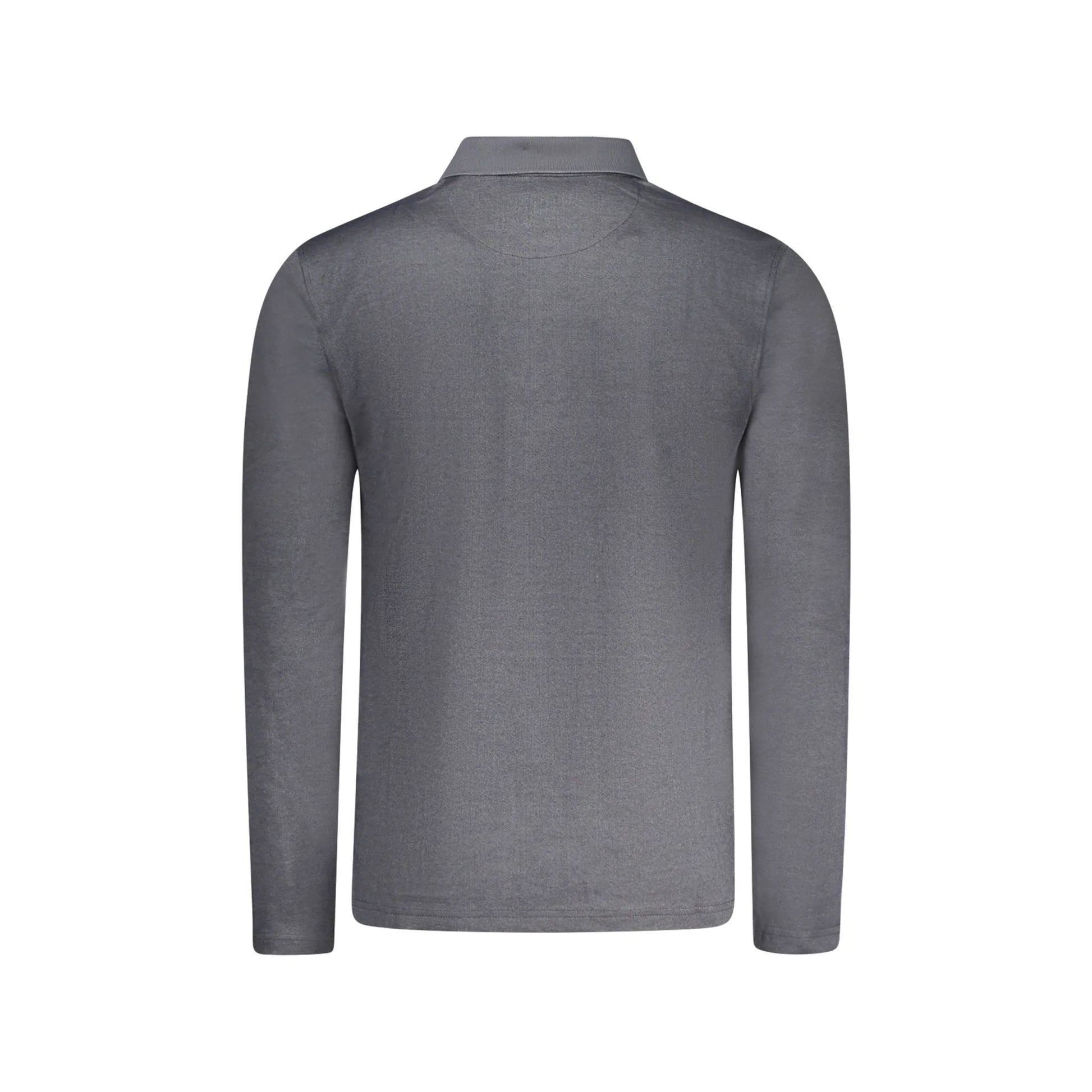 Guess Jeans Polo Maniche Lunghe Uomo Nera Logo nero - vista 2