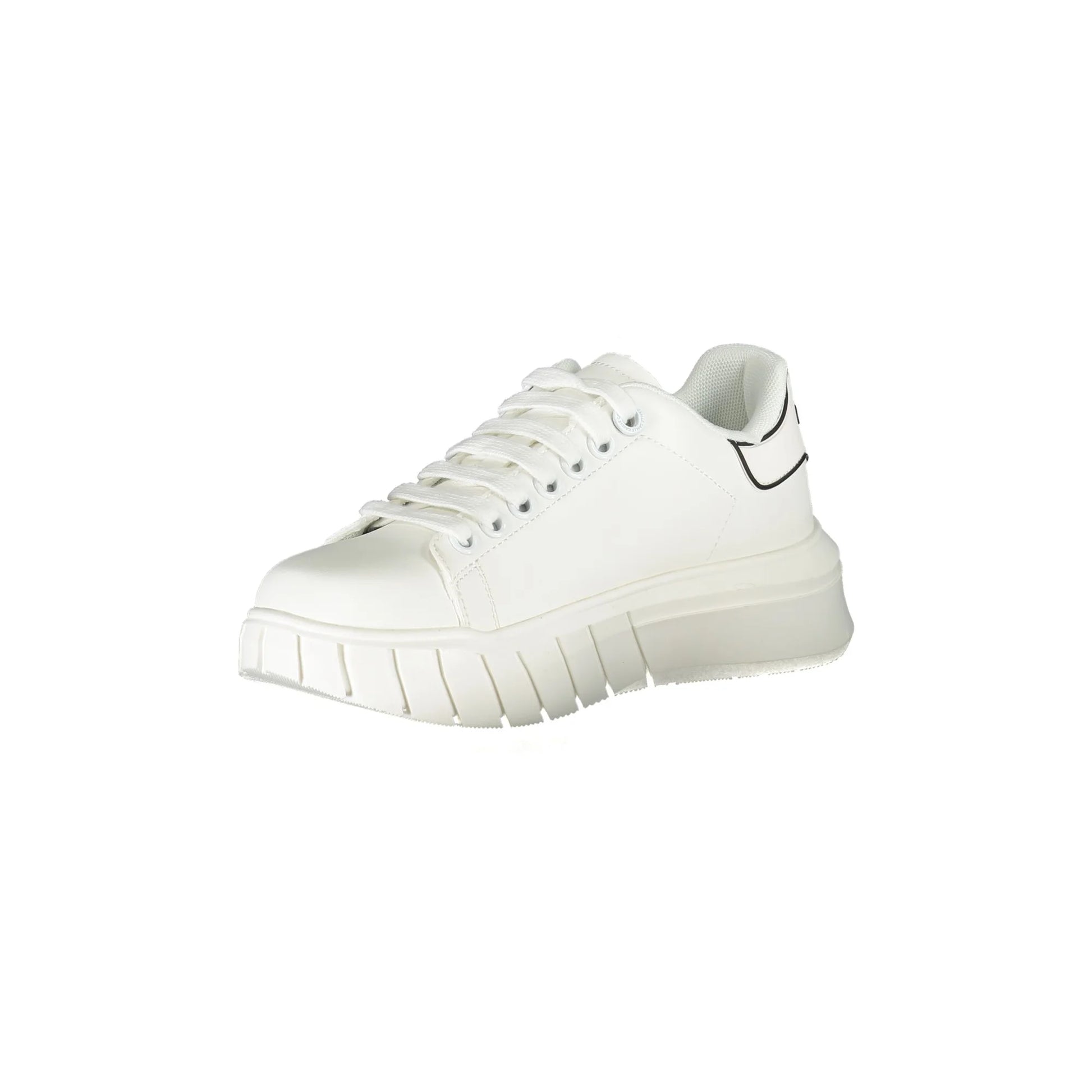 GAELLE PARIS Scarpe Sneakers Donna Bianche con Dettagli a Contrasto bianco - vista 3