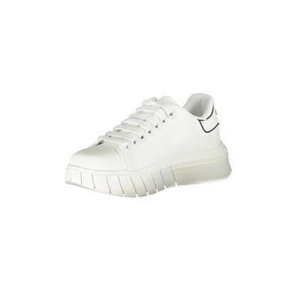 GAELLE PARIS Scarpe Sneakers Donna Bianche con Dettagli a Contrasto bianco - vista 3