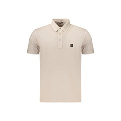 Refrigiwear Polo Maniche Corte Uomo beige Logo