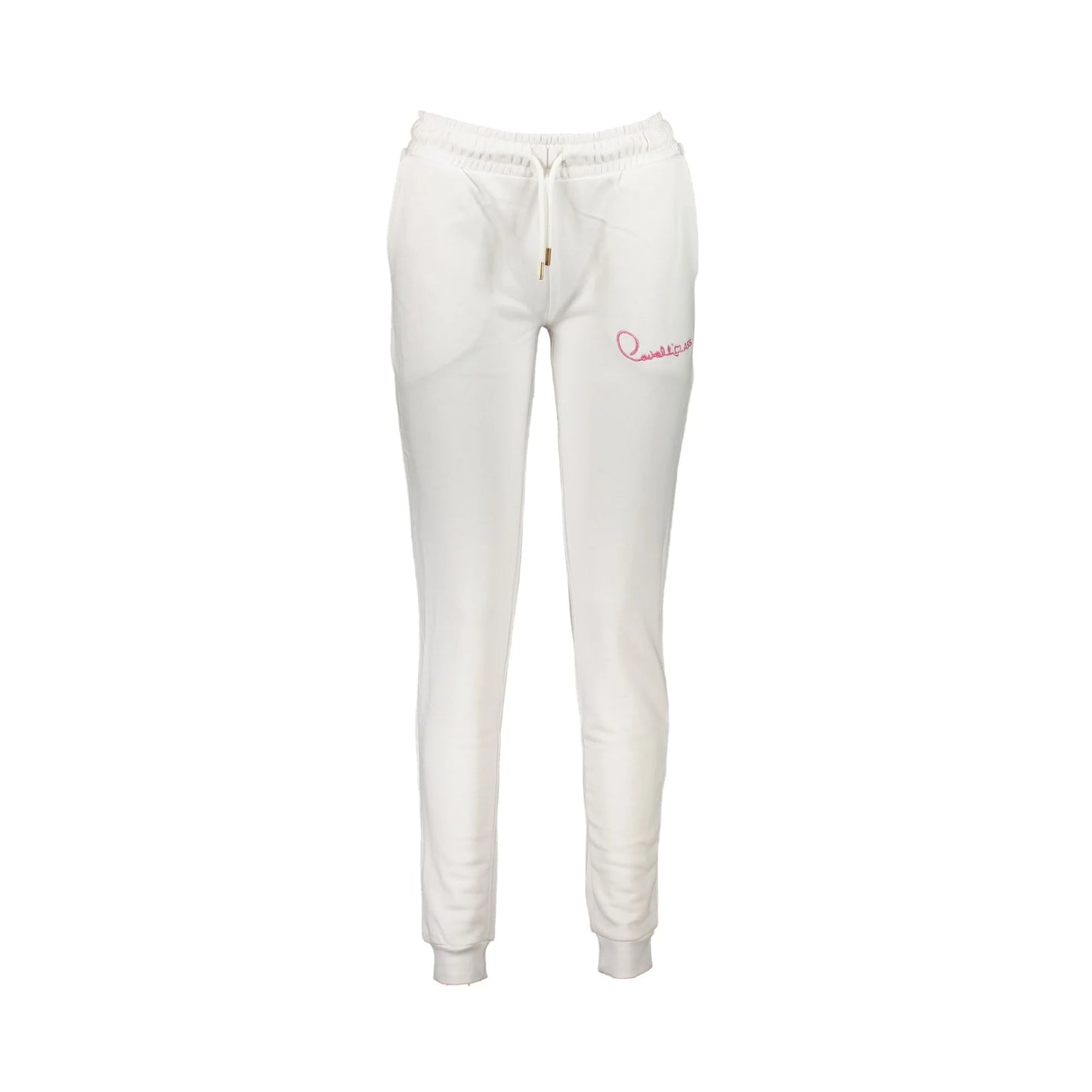 Cavalli Class Pantaloni Donna Bianco Ricamo - foto prodotto