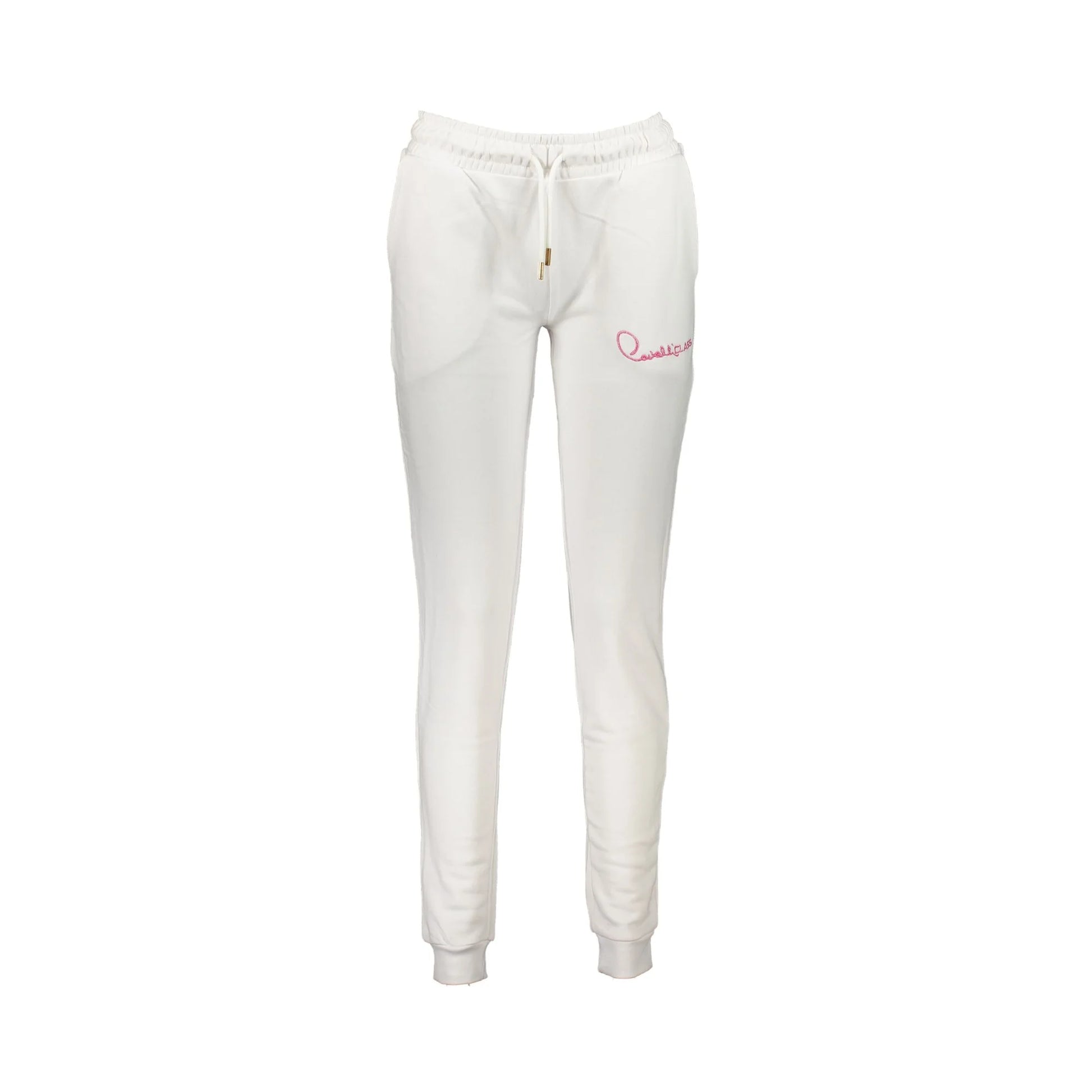 Cavalli Class Pantaloni Donna Bianco Ricamo - foto prodotto