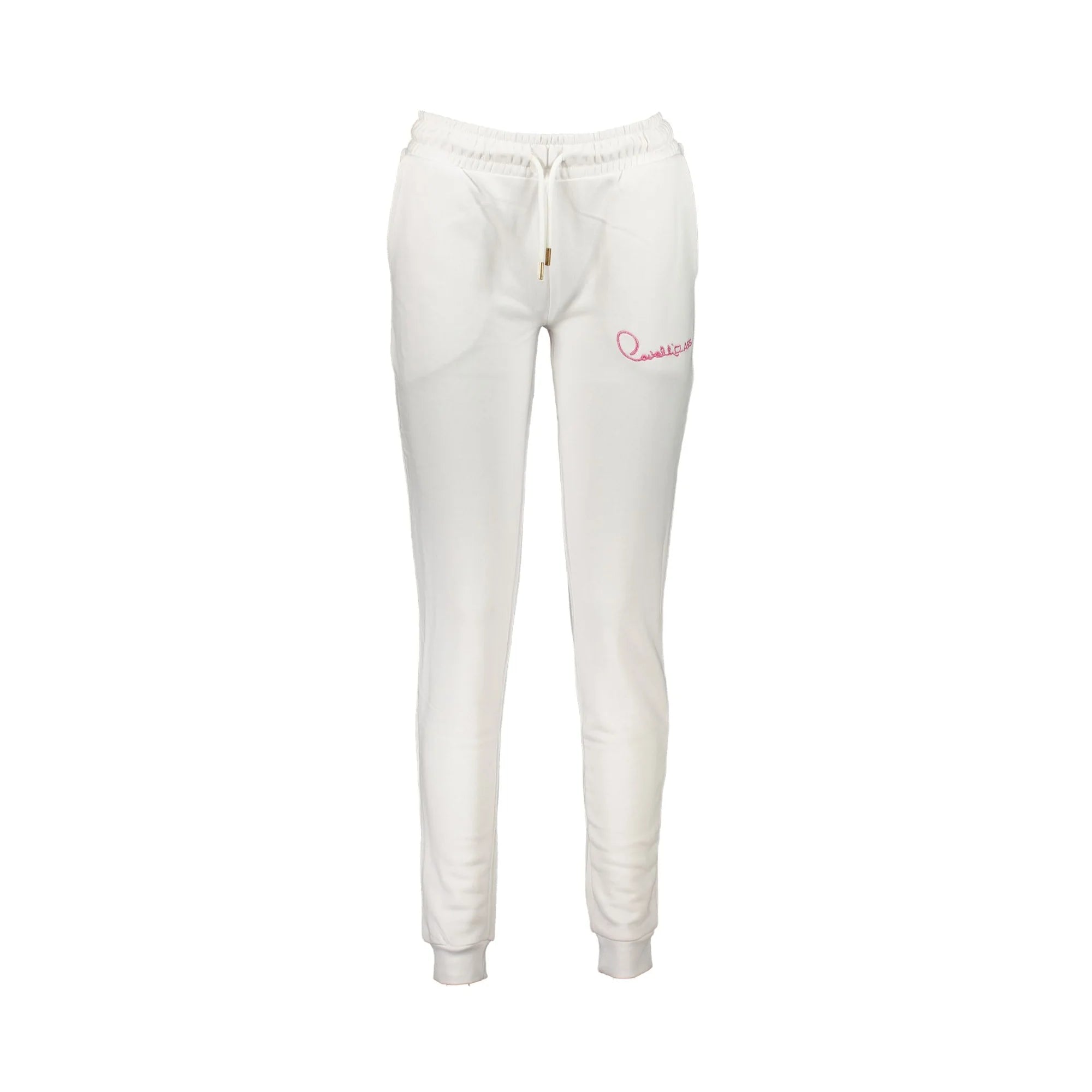 Cavalli Class Pantaloni Donna Bianco Ricamo - foto prodotto