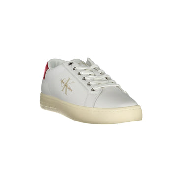 CALVIN KLEIN Scarpe Sportive Uomo Bianche con Dettagli a Contrasto Sneakers bianco - vista 2