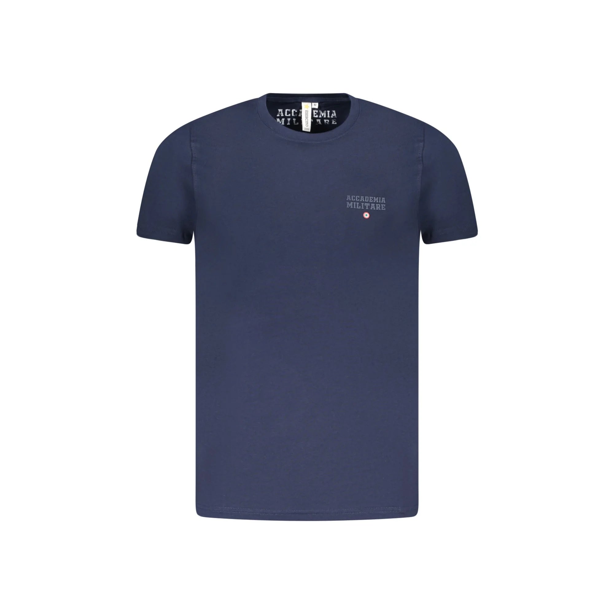 Accademia Militare T-Shirt Maniche Corte Uomo Blu Stampa Logo - foto prodotto