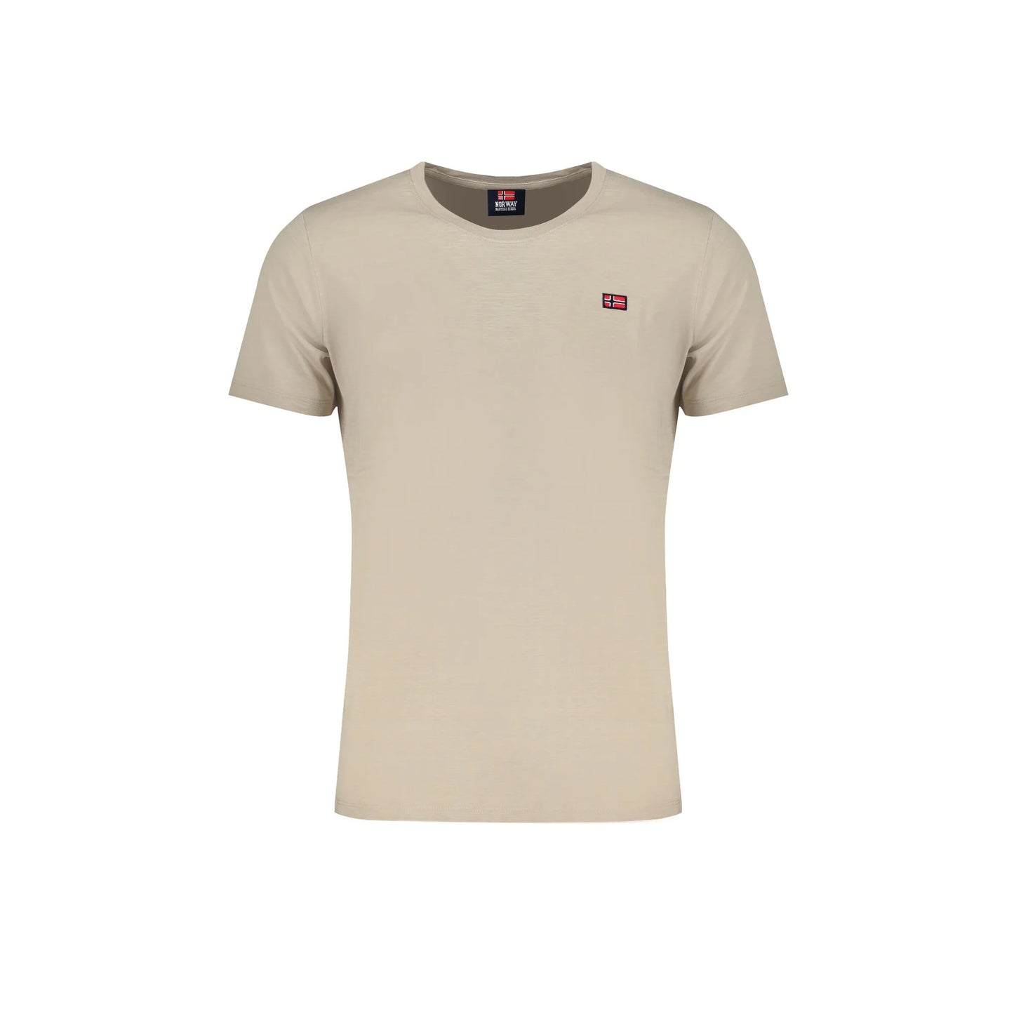 Norway 1963 T-Shirt Maniche Corte Uomo Beige Logo - foto prodotto