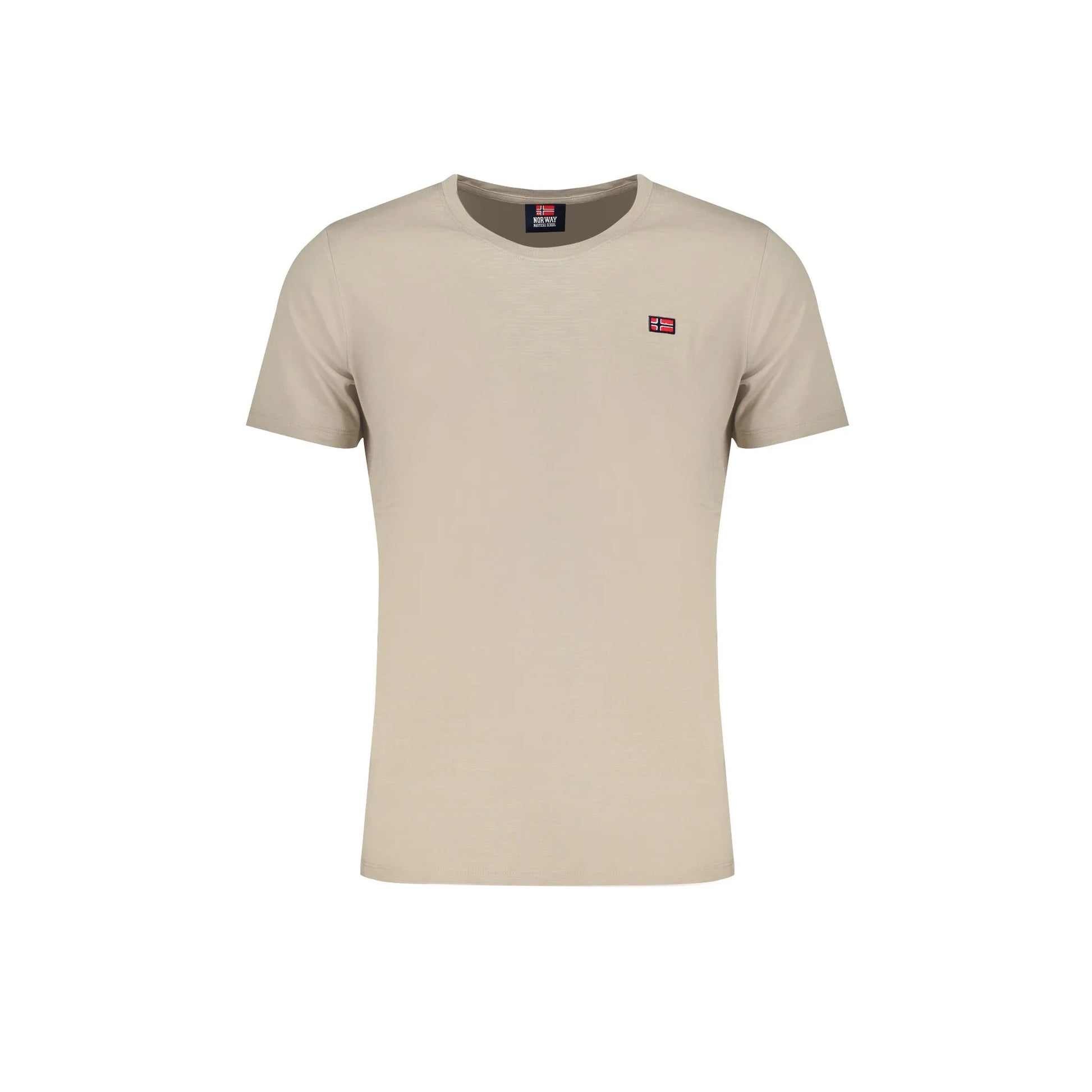Norway 1963 T-Shirt Maniche Corte Uomo Beige Logo - foto prodotto