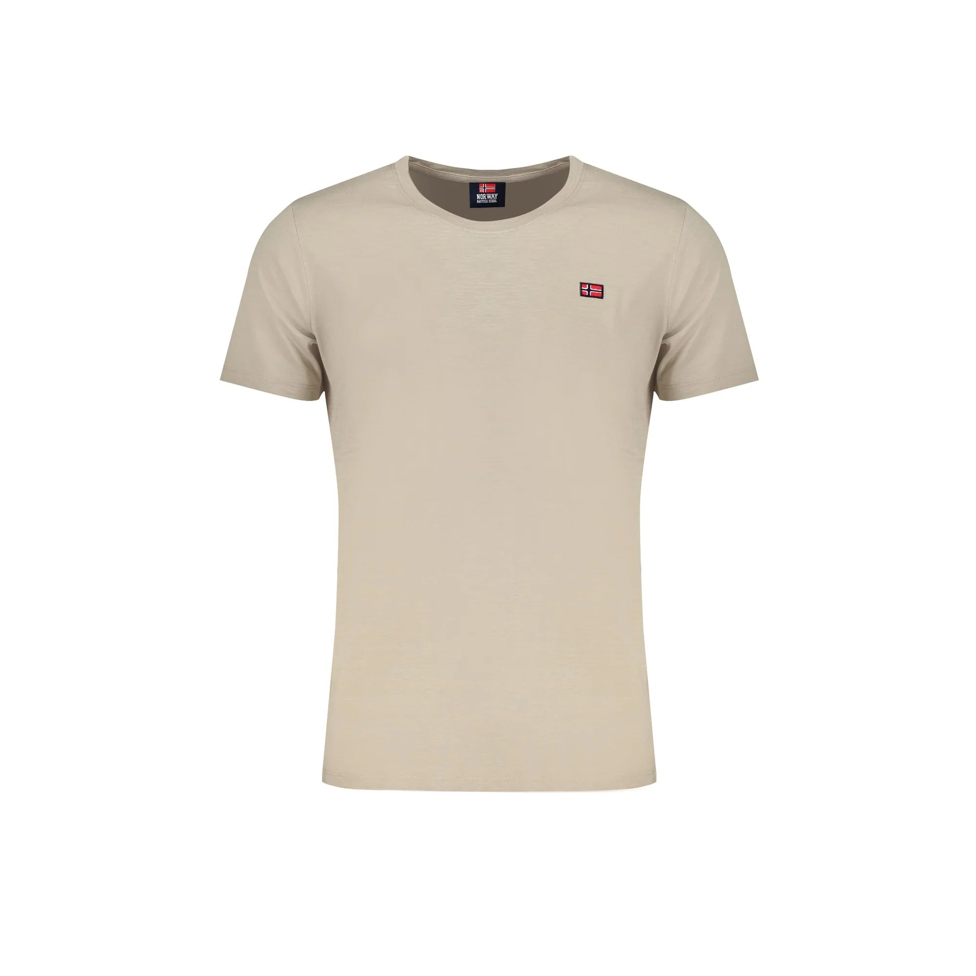 Norway 1963 T-Shirt Maniche Corte Uomo Beige Logo - foto prodotto