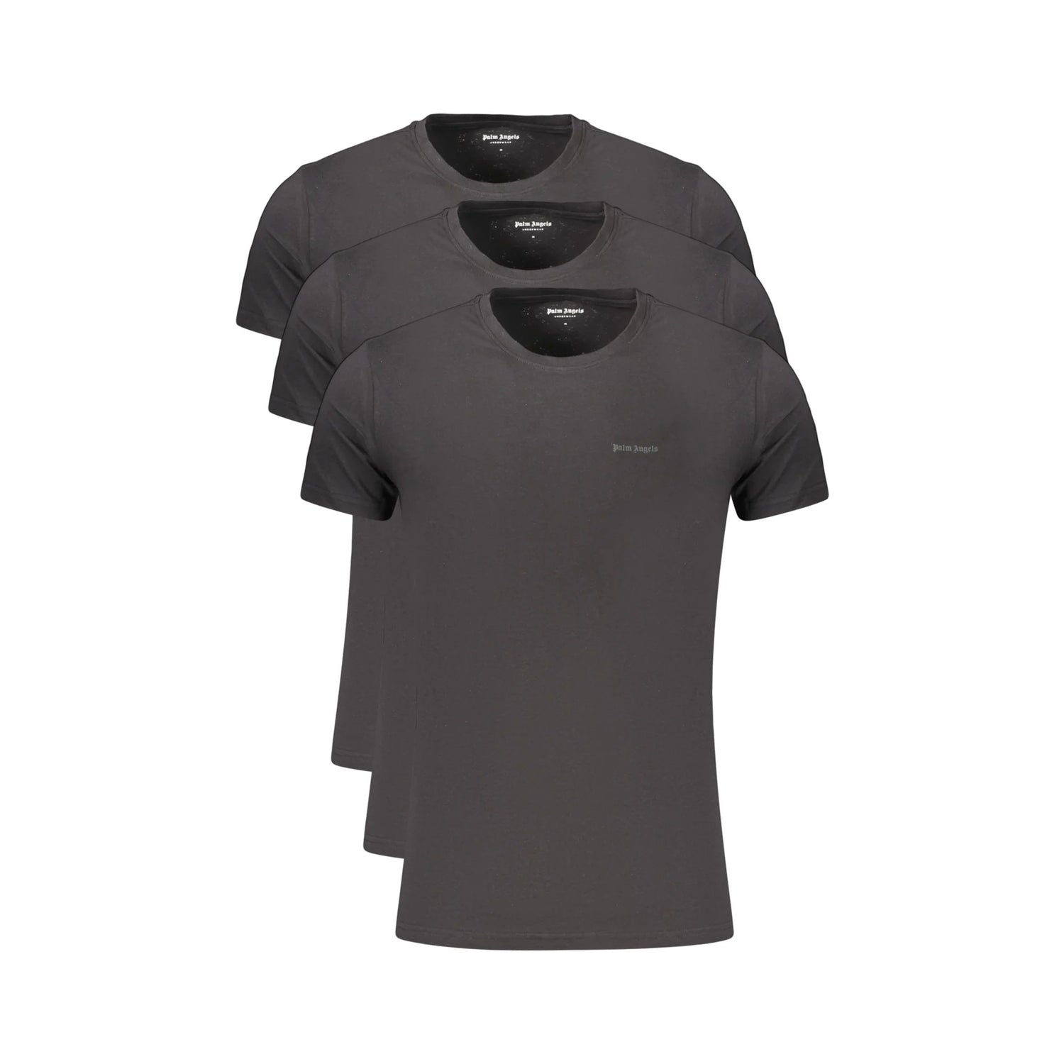 PALM ANGELS T-SHIRT ESTERNABILE UOMO NERO