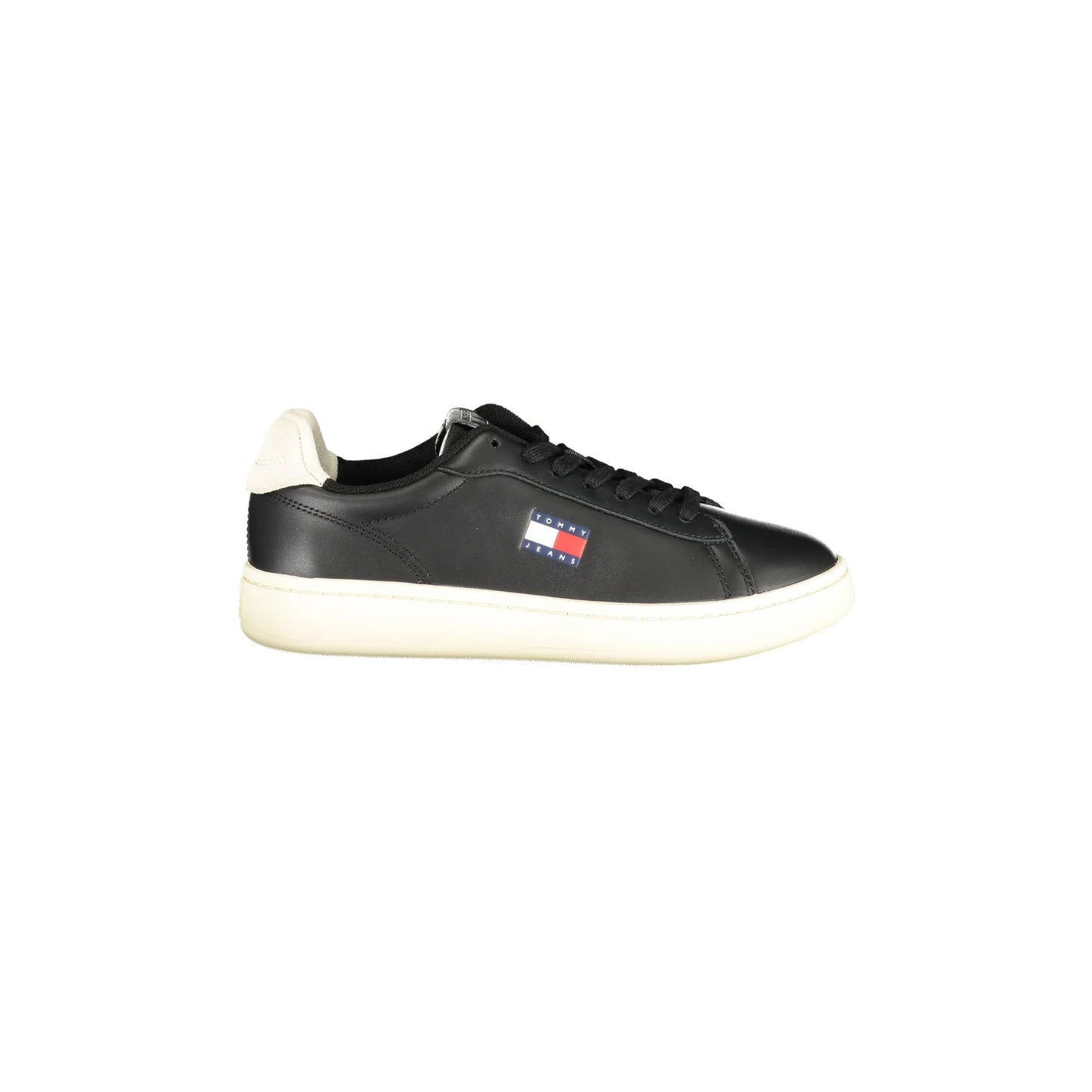 TOMMY HILFIGER Sneakers Donna Nere con Dettagli in Bianco Nero - foto prodotto