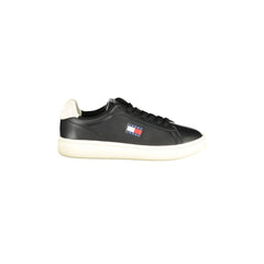 TOMMY HILFIGER Baskets Femme Noires avec Détails Blancs