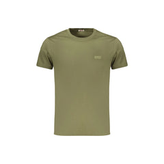 Rifle T-Shirt Maniche Corte Uomo Verde Stampa