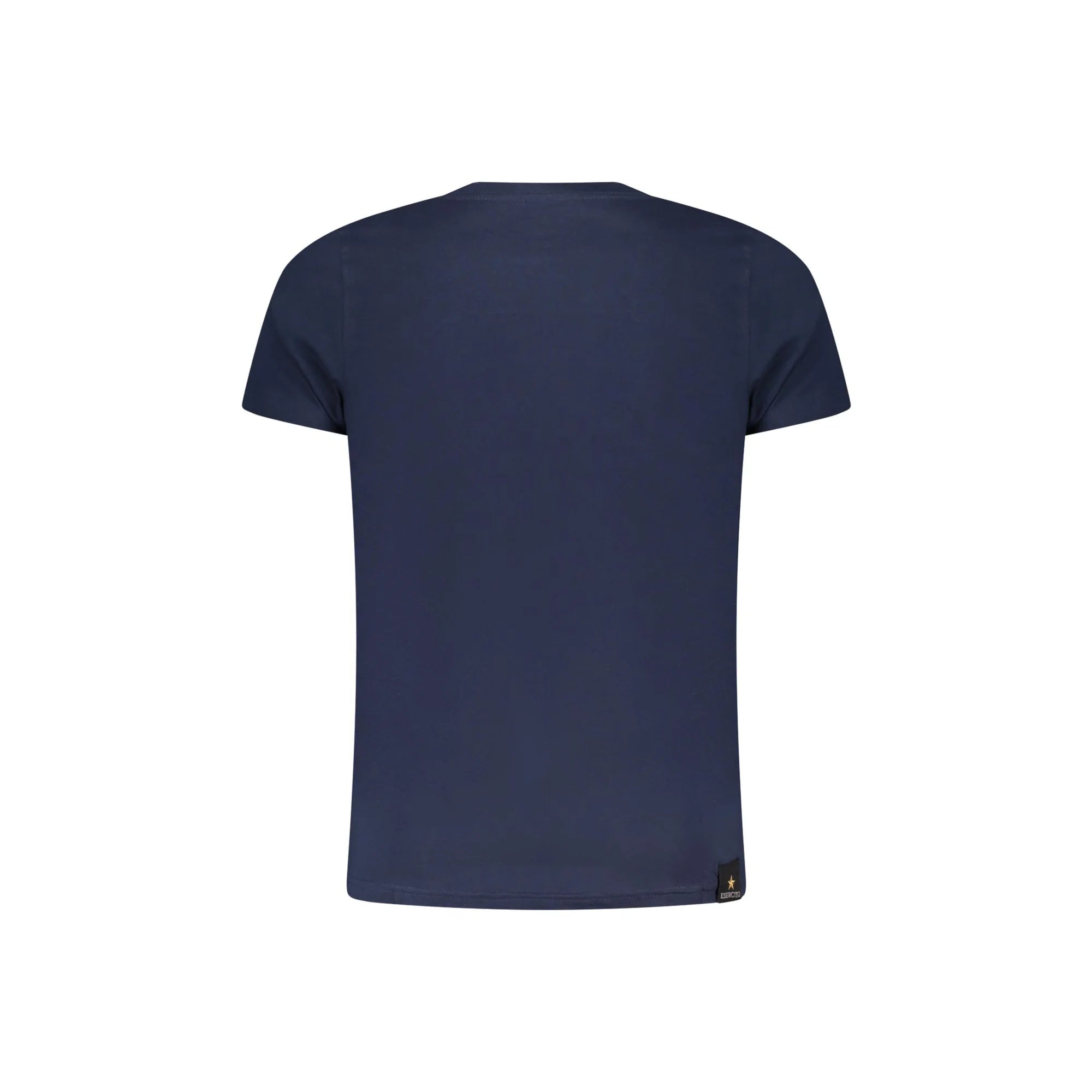 Esercito 1659 T-Shirt Maniche Corte Uomo Blu Stampa Logo - vista 2