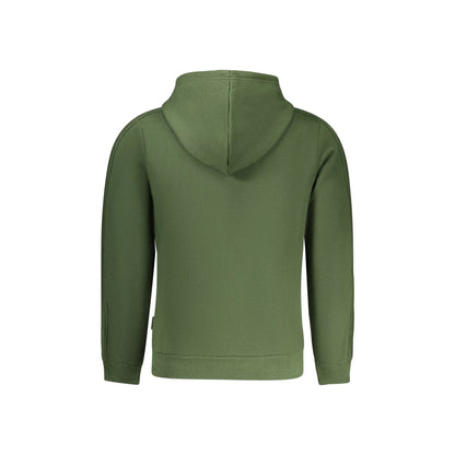 U.S. Grand Felpa Uomo Verde Zip Cappuccio Felpata Logo Felpe - vista 2
