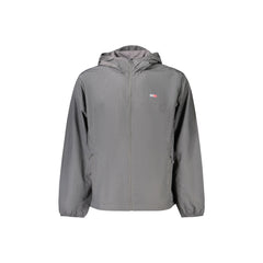 Tommy Hilfiger Giubbotto Maniche Lunghe Uomo Grigio Stampa Logo