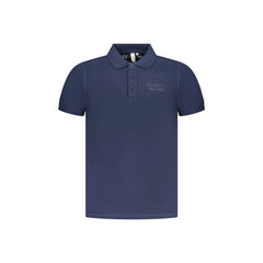 Accademia Militare Polo de Manga Corta Hombre Azul Estampado Logo
