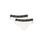 Cavalli Class Slip Uomo Bianco Bi-Pack Elastico Stampa Logo Intimo - foto prodotto