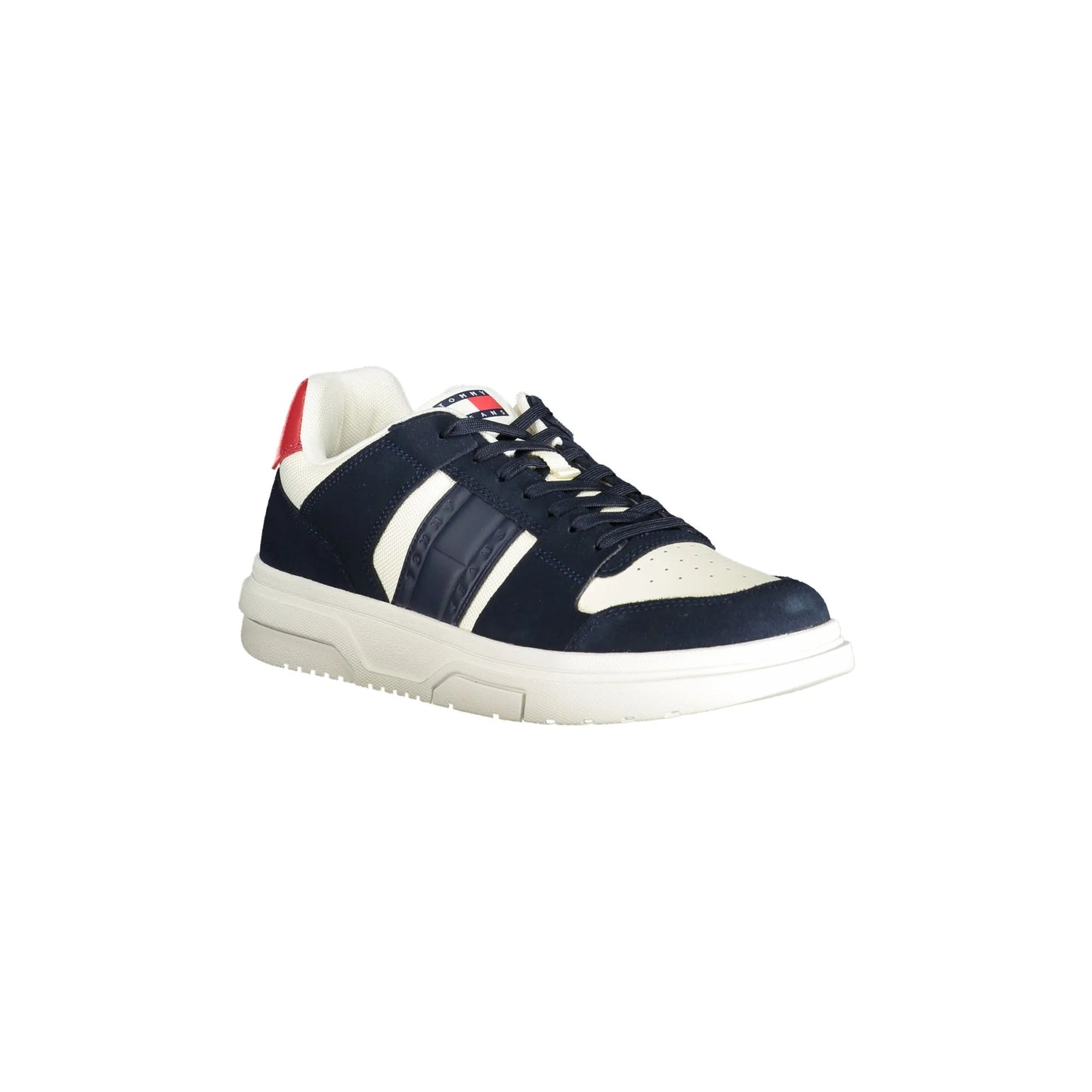 CALVIN KLEIN Scarpe Sportive Uomo Bianche con Dettagli Neri e Plantare Removibile Tommy Hilfiger Sneakers nero - vista 2