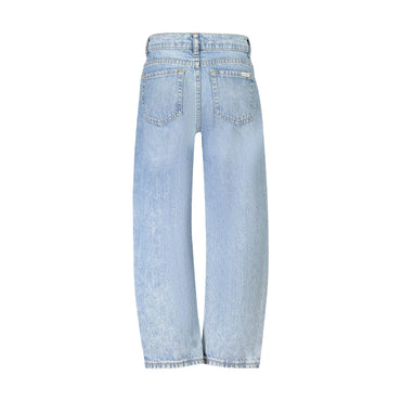 Guess Jeans Bambina Azzurri Effetto Slavato Logo bambino - vista 2
