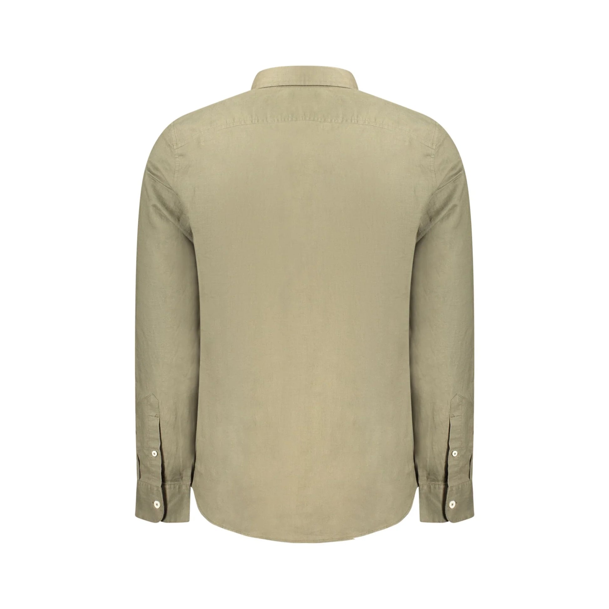 Timberland Camicia Maniche Lunghe Uomo Verde Ricamo Camicie - vista 2