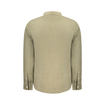 Timberland Camicia Maniche Lunghe Uomo Verde Ricamo Camicie - vista 2