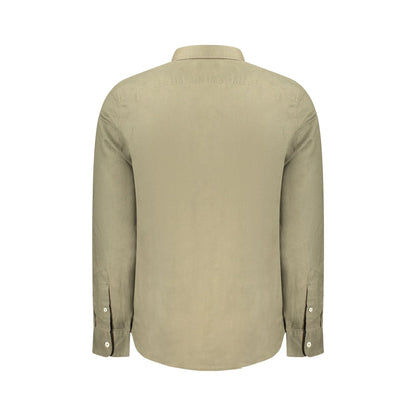 Timberland Camicia Maniche Lunghe Uomo Verde Ricamo Camicie - vista 2