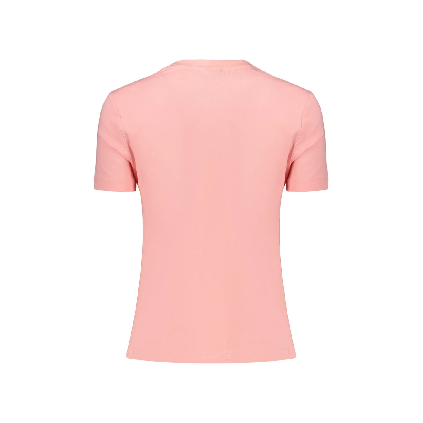 GUESS JEANS T-SHIRT MANICHE CORTE DONNA ROSA