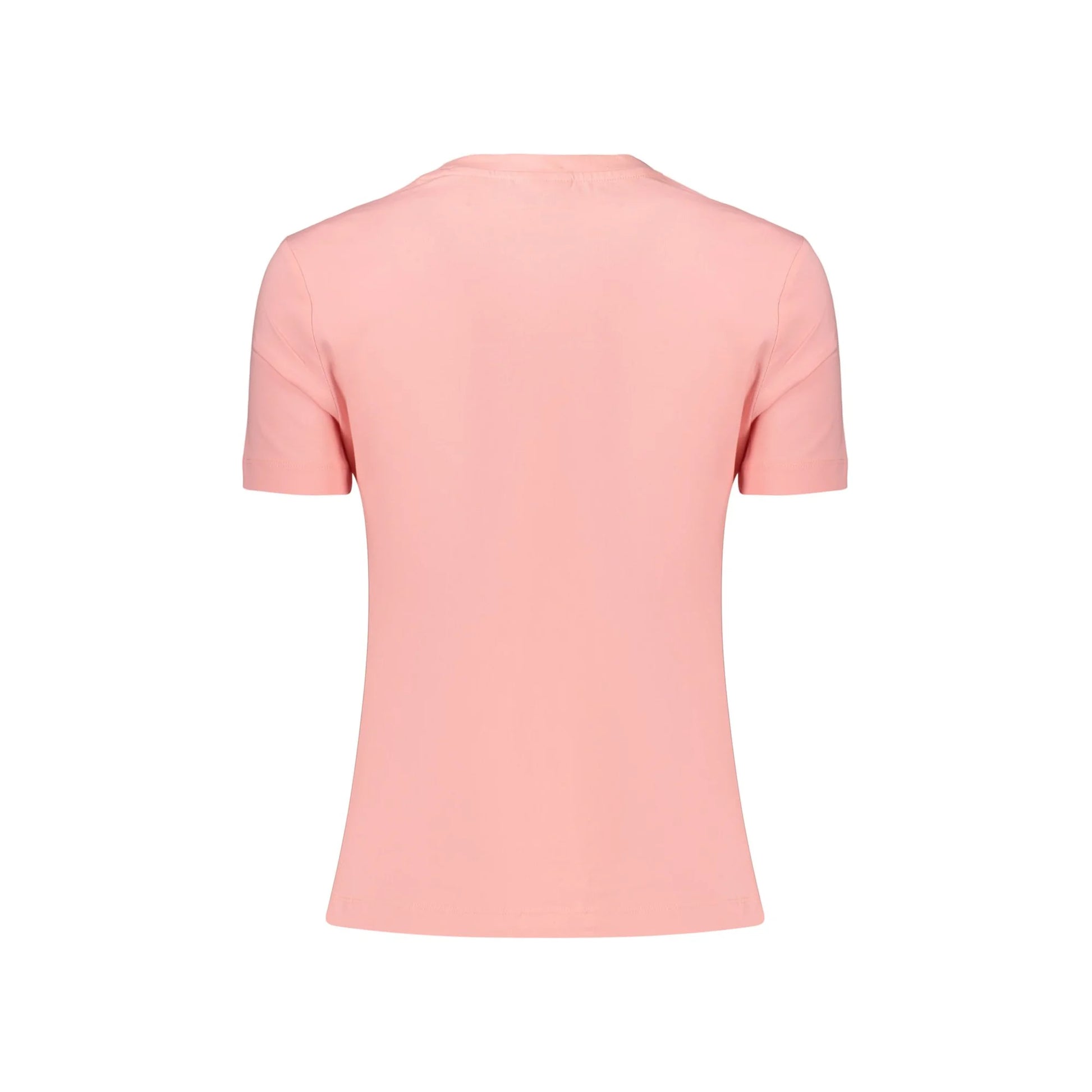 GUESS JEANS T-SHIRT MANICHE CORTE DONNA ROSA