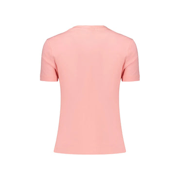 GUESS JEANS T-SHIRT MANICHE CORTE DONNA ROSA