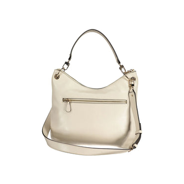 GUESS JEANS Borsa Donna a Spalla Levia Beige con Tracolla Removibile Borse - vista 2