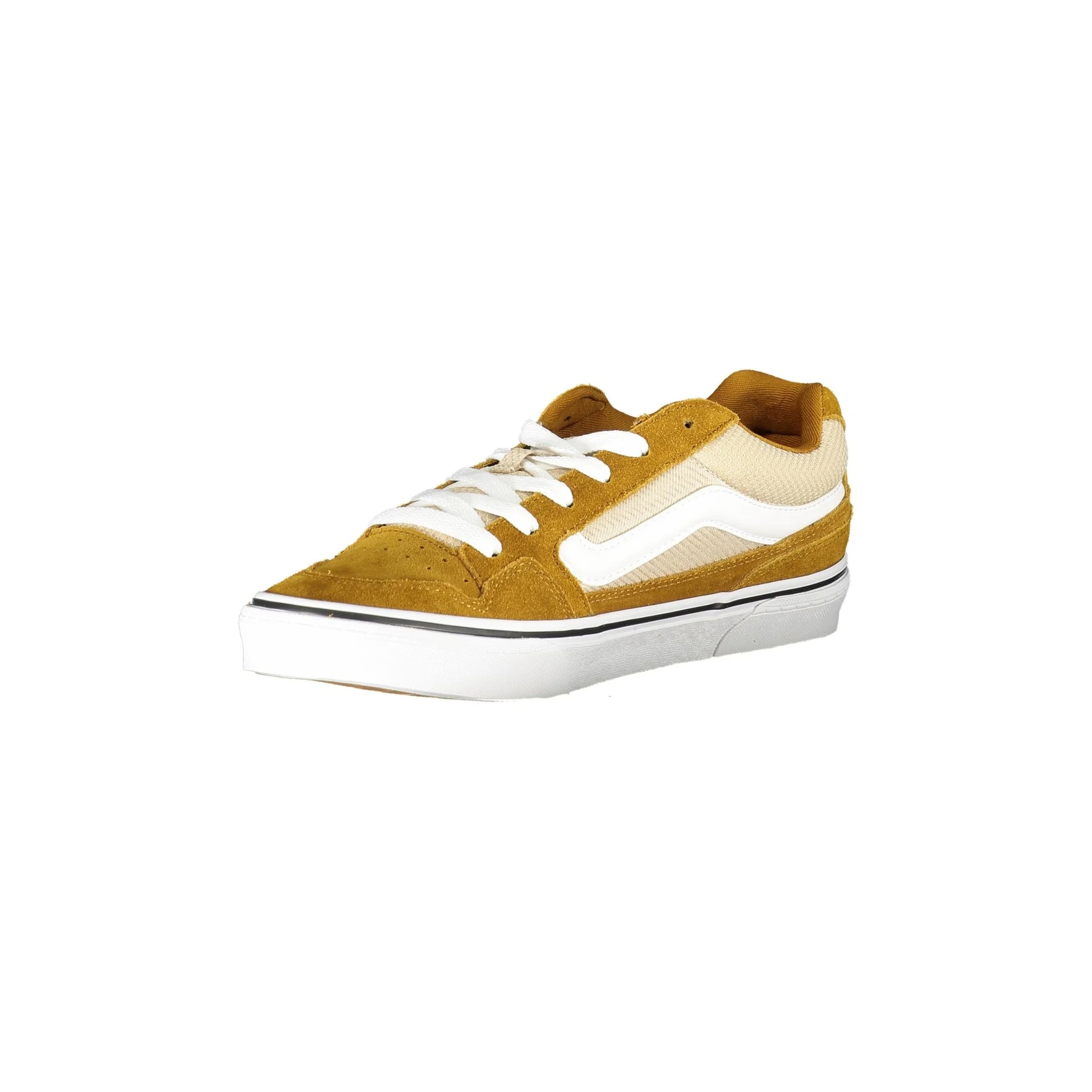 VANS Scarpe Sportive Uomo Gialle con Lacci e Dettagli a Contrasto Sneakers - vista 3