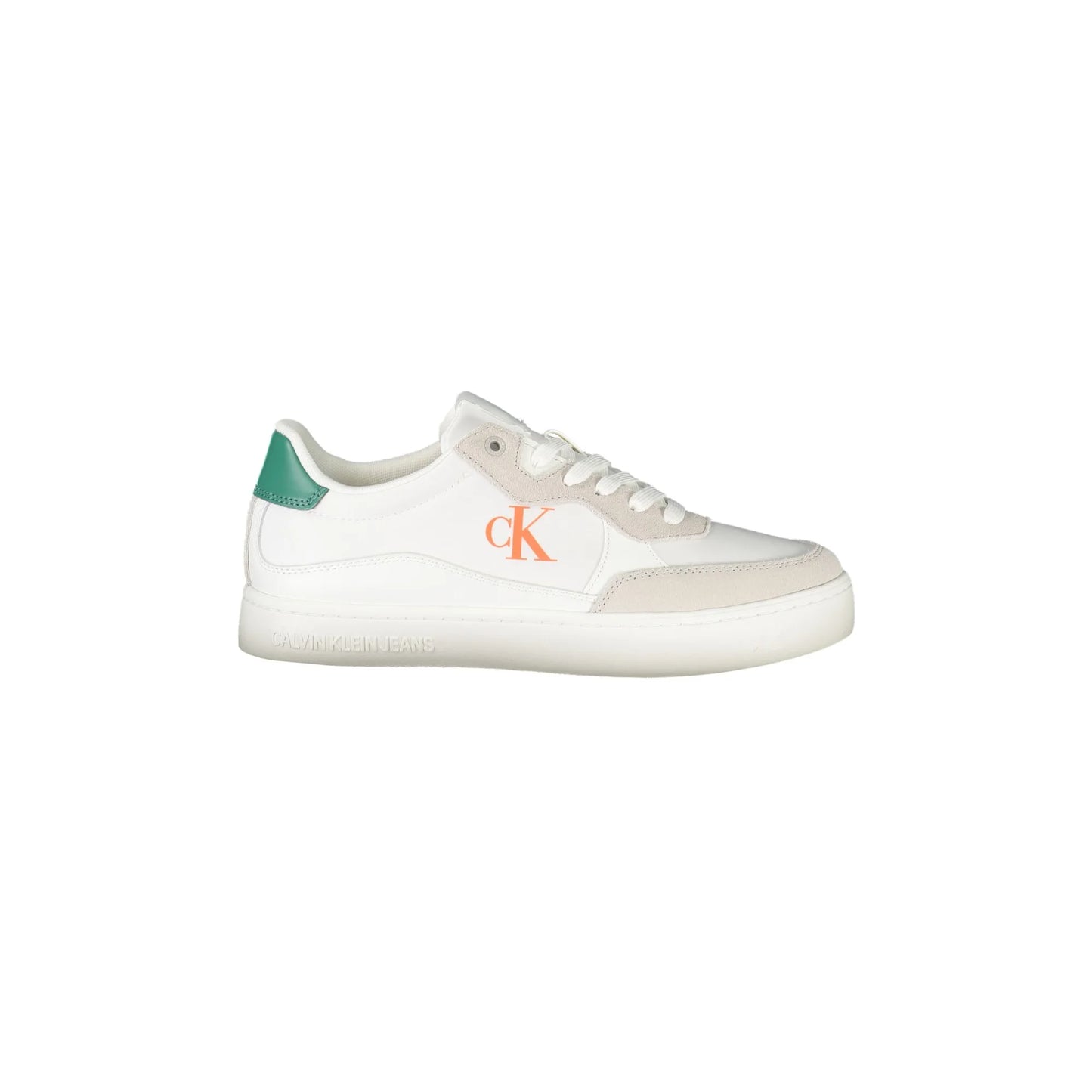 CALVIN KLEIN Sneakers Uomo Bianche con Lacci e Dettagli Bianco - foto prodotto