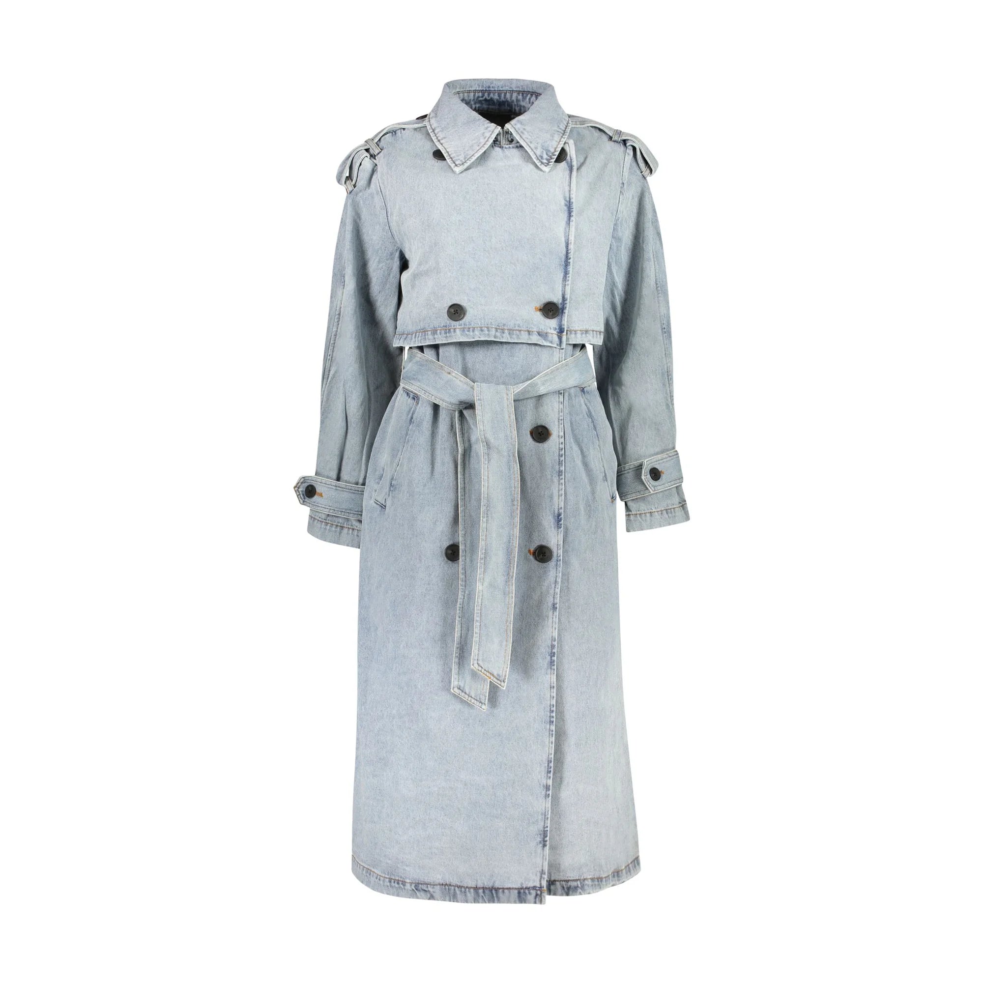 DESIGUAL TRENCH DONNA AZZURRO