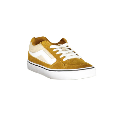 VANS Scarpe Sportive Uomo Gialle con Lacci e Dettagli a Contrasto Sneakers - vista 2