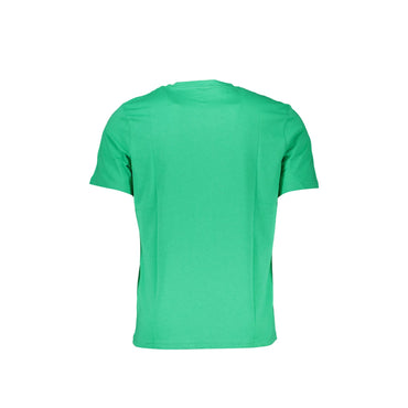 North Sails T-Shirt Maniche Corte Uomo Verde Stampa Logo - vista 2