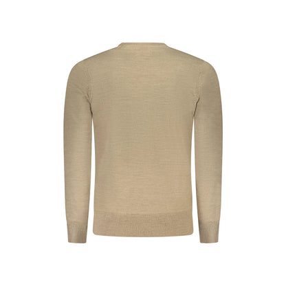 North Sails Maglia Uomo Marrone Girocollo con Logo Maglie - vista 2