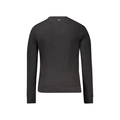Napapijri Maglia Uomo Nera Ricamo Maglie nero - vista 2