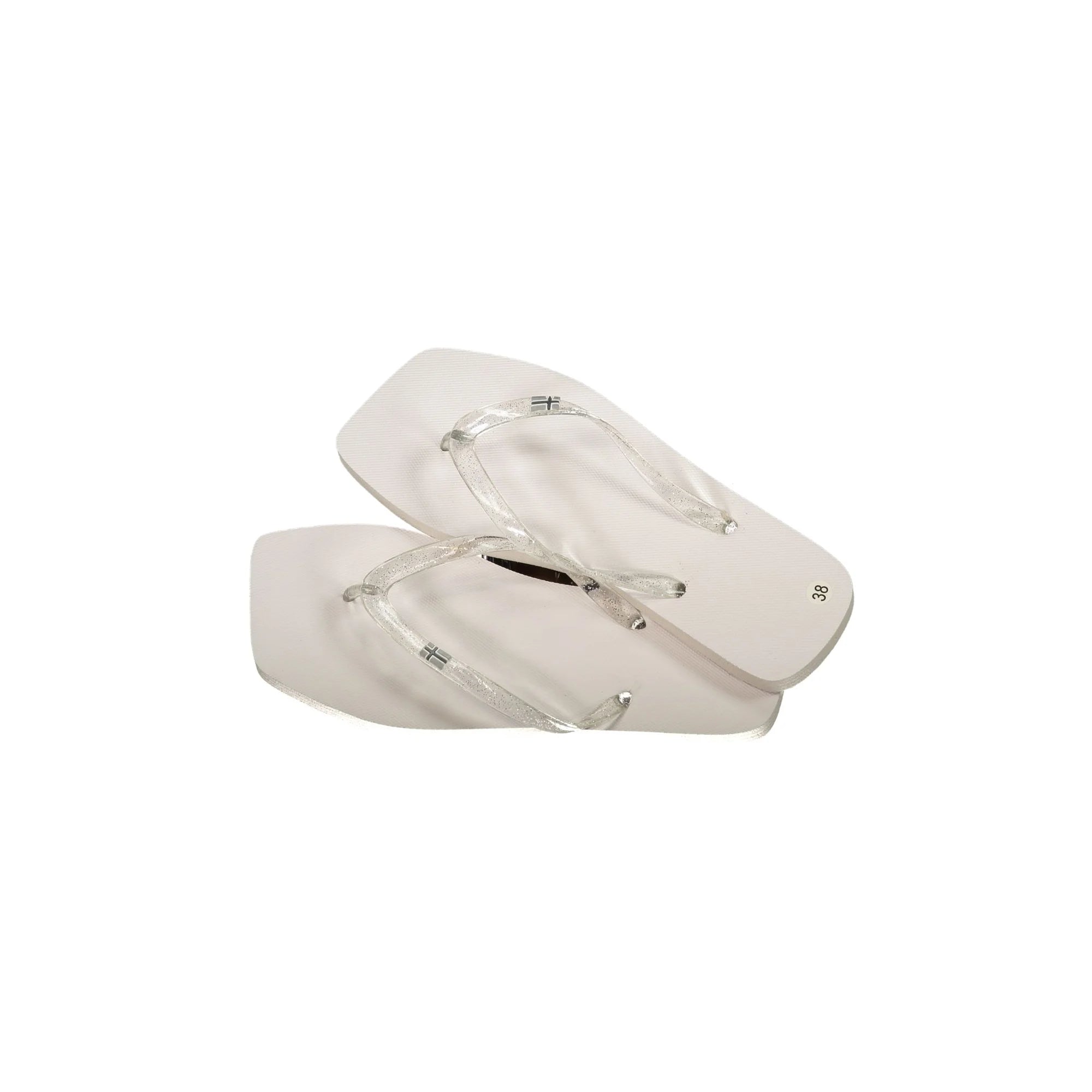 NORWAY 1963 CALZATURA CIABATTA DONNA BIANCO