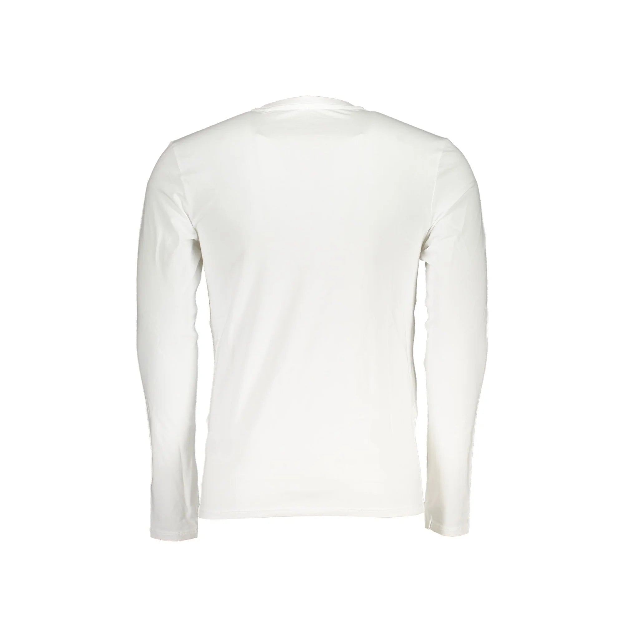 GUESS JEANS T-SHIRT MANICHE LUNGHE UOMO BIANCO