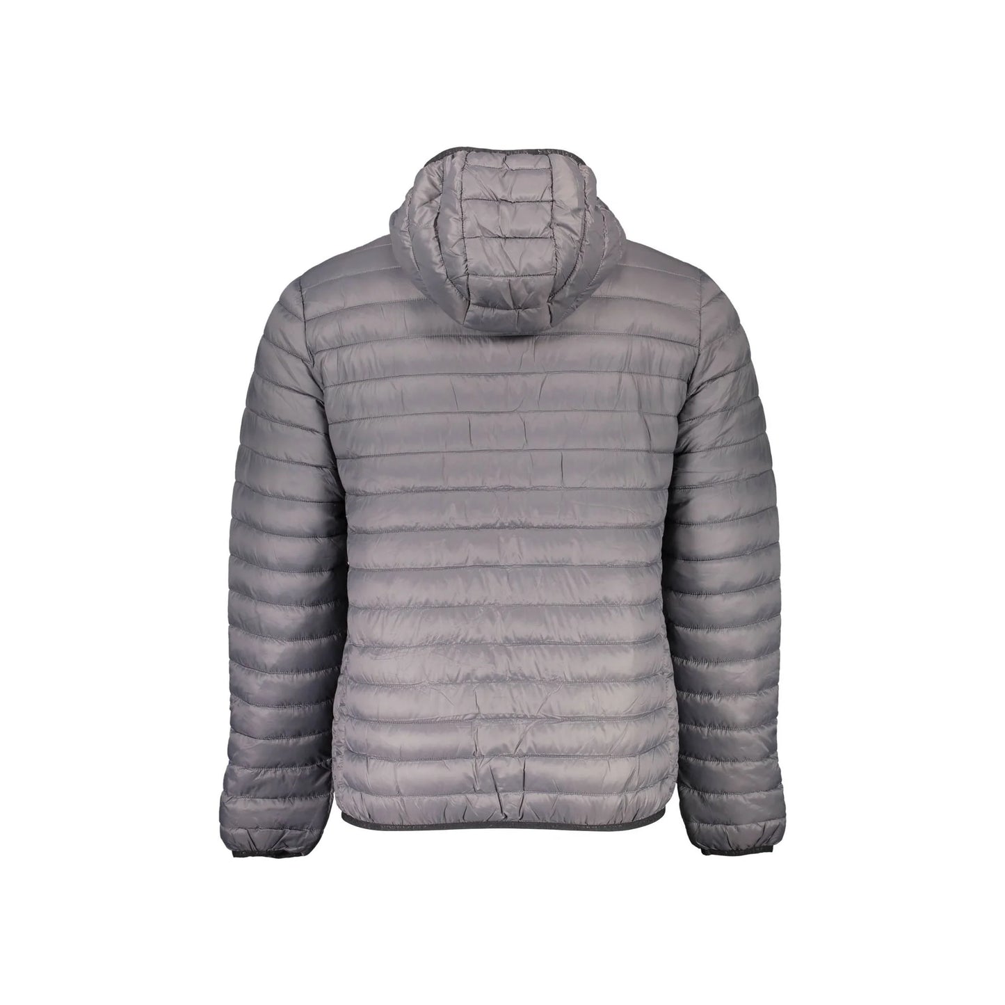 North Sails Giubbotto Uomo Grigio con Cappuccio e Logo Giubbotti e Giacche - vista 2