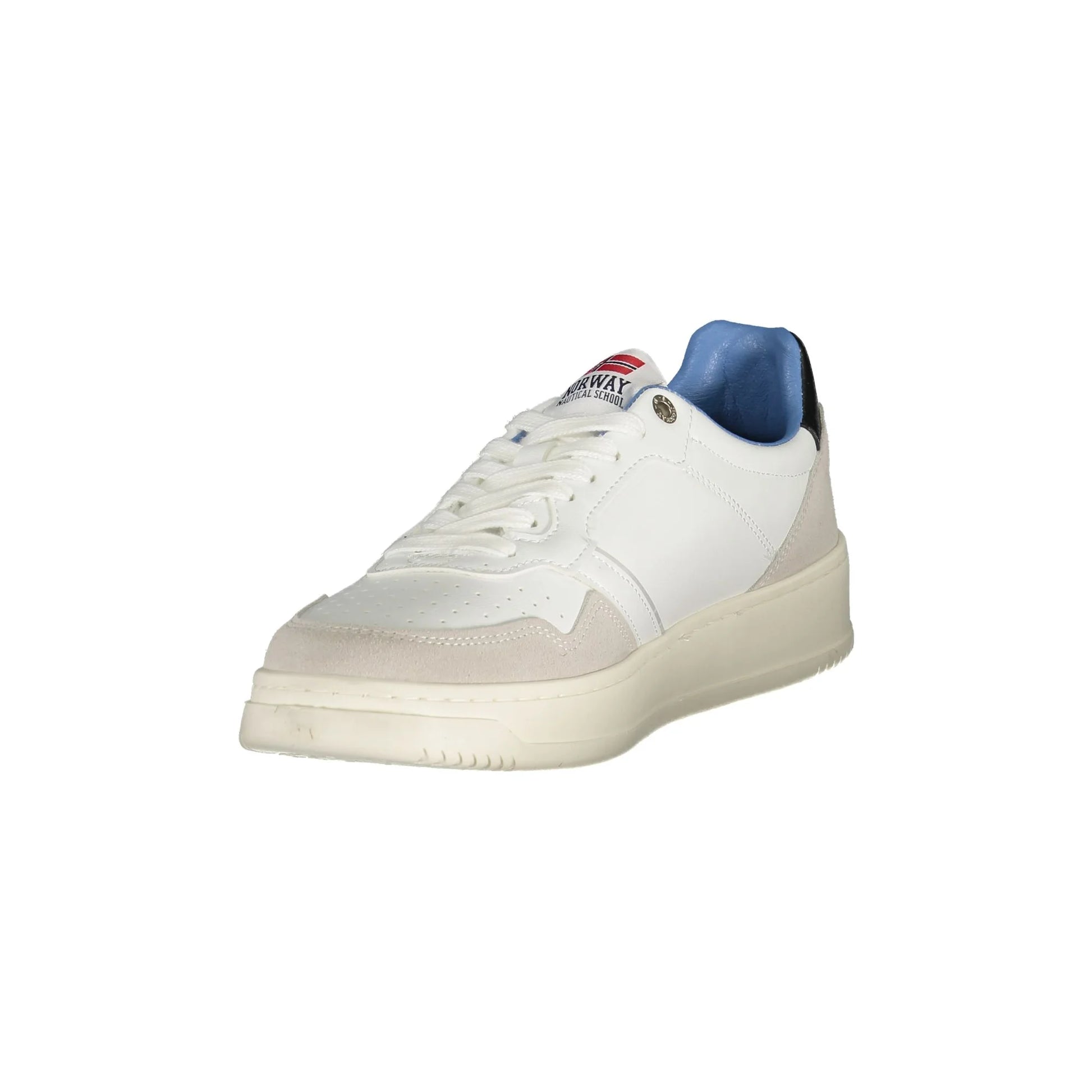 NORWAY 1963 Sneakers Uomo Bianche Nobel con Lacci bianco - vista 3