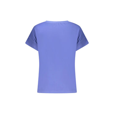 North Sails T-Shirt Maniche Corte Donna Blu Stampa in Rilievo - vista 2