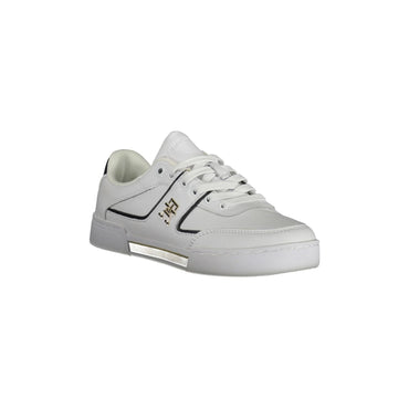 TOMMY HILFIGER Scarpe Sneakers Donna Bianche con Lacci e Logo bianco - vista 2