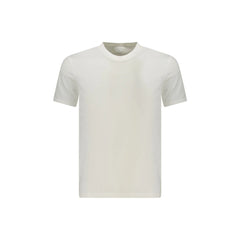 Guess Jeans T-Shirt Manches Courtes Homme Blanche Imprimé Relief Logo