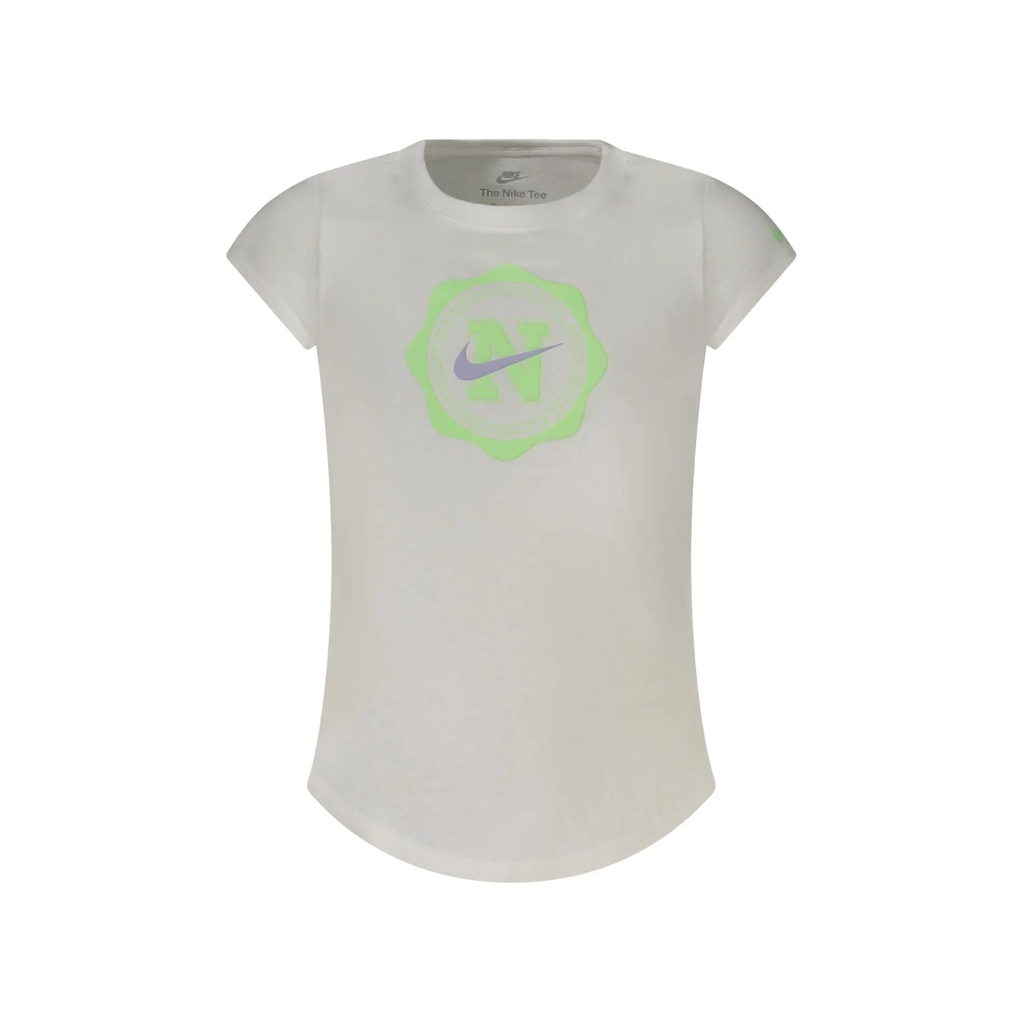 Nike T-Shirt Maniche Corte Unisex Bianca Stampa in Rilievo Bianco - foto prodotto