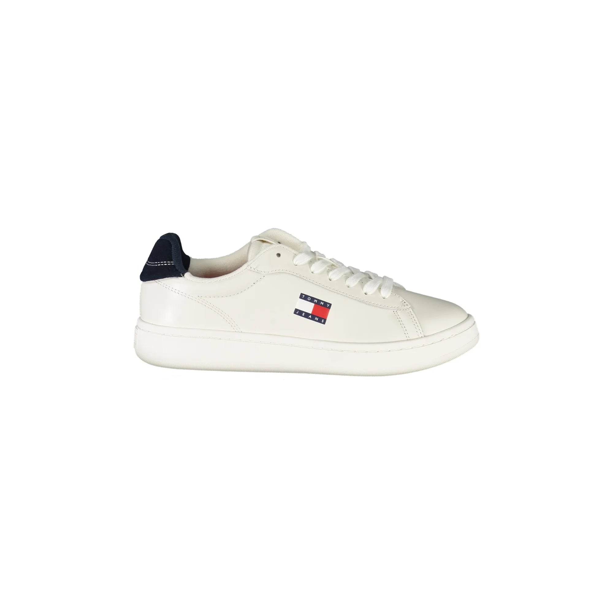 TOMMY HILFIGER Calzatura Sportiva Donna Bianca con Lacci Sneakers Bianco - foto prodotto