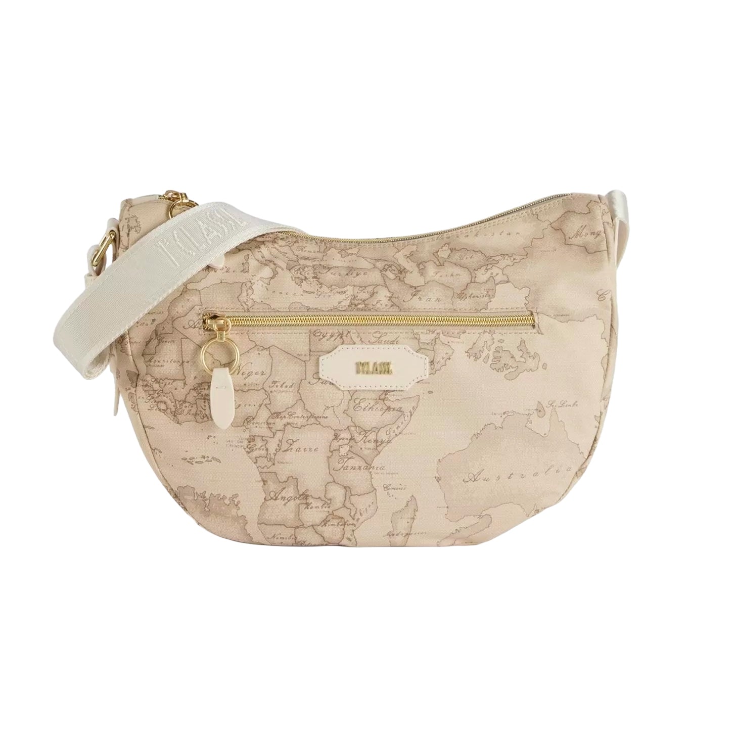 Borsa Donna a Tracolla Mezzaluna Media Alviero Martini 1A Classe Borse Beige - foto prodotto
