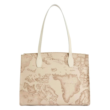 Borsa Donna Shopping Pelle Alviero Martini 1A Classe – Sand Safari Geo Borse beige - vista 3